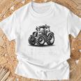 Ich Schnarche Nicht Spruch Farmer Farmer Tractor Blue T-Shirt Geschenke für alte Männer