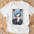 Kawaii Anime Neko Cat Girls Manga Otaku Lovers Pastel T-Shirt Geschenke für alte Männer