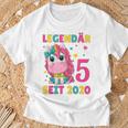 Kinder 5 Geburtstag Einhorn Mädchen 5 Jahre Alt Geburtstag T-Shirt Geschenke für alte Männer