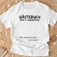 Kinder Mein 8 Geburtstag Und Das Gästebuch T-Shirt Geschenke für alte Männer