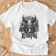 Kramperl Perchten Knecht Ruprecht Christmas Demon Krampus Gray T-Shirt Geschenke für alte Männer