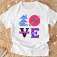 Love Colourful Typography For Creative Individuality Blue T-Shirt Geschenke für alte Männer