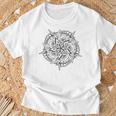 Mandala For Colouring Pattern Comic Painting T-Shirt Geschenke für alte Männer