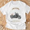 Nacido En 1967 58 Años Cumpleaños Moto Biker Hombre Motero Manga Larga Camiseta unisex Regalos para ancianos
