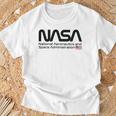 Nasa Worm Logo T-Shirt Geschenke für alte Männer