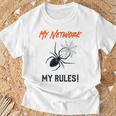 My Network My Rules Lustiges It Cyber Security T-Shirt Geschenke für alte Männer