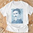 Nikola Tesla Illustration By Glitschika s T-Shirt Geschenke für alte Männer