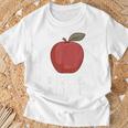 Official Apple Costume Apple Costume Carnival Fancy Dress Red T-Shirt Geschenke für alte Männer