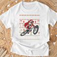 Oh What Fun It Is To Ride Mountain Bike Mtb Ugly Christmas T-Shirt Geschenke für alte Männer