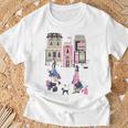 Paris France Fashion Shopping Retro Travel Souvenir T-Shirt Geschenke für alte Männer