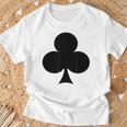 Playing Card Cross Heart Checked Spades Carnival Group Costume Card S T-Shirt Geschenke für alte Männer