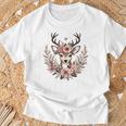 Reh Damen Reh Kostüm Kinder Carnival Reindeer T-Shirt Geschenke für alte Männer