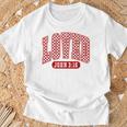 Retro Checked Christian Valentines Loved 3 T-Shirt Gifts for Old Men