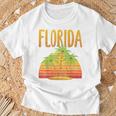 Retro Florida T-Shirt Geschenke für alte Männer