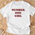 Rosé Number One Girl T-Shirt Geschenke für alte Männer