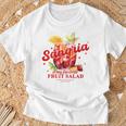 Sangria Is My Favorite Fruit Salad Party T-Shirt Geschenke für alte Männer