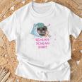 Schlafi Schlafi Hamster Meme Gray T-Shirt Geschenke für alte Männer