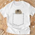 Sea Otter Pocket Animal T-Shirt Geschenke für alte Männer
