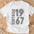 Sintage De 1967 Para Retro Divertidas Cumpleaños De 1967 Camiseta unisex Regalos para ancianos
