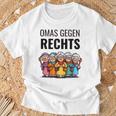 Stellungnahme Gegen Rechts Omas Gegen Rechts T-Shirt Geschenke für alte Männer