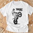 Trial Motorcycle Trial Rider Moto Trial T-Shirt Geschenke für alte Männer