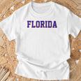 Vintage Florida Florida Retro Orange T-Shirt Gifts for Old Men