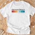 Vintage Hermosa Beach California Retro T-Shirt Cadeaux pour les vieillards