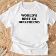 Women's The World's Best Exfrein Der Welt T-Shirt Geschenke für alte Männer