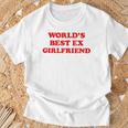 The World's Best Ex Girlfriend T-Shirt Geschenke für alte Männer