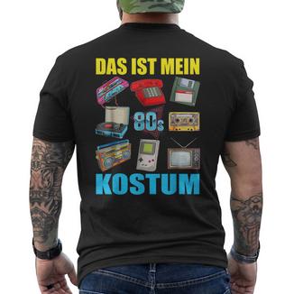 80S Retro Party Fancy Dress Cassette I Love The 90S T-Shirt mit Rückendruck - Geschenkecke