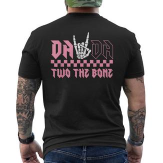 Dada Of The Bad Two The Bone Birthday 2 Years Old Birthday Men's T-shirt Back Print - Monsterry