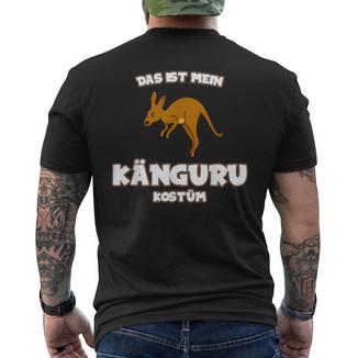 Das Ist Mein Kangaroo Motif T-Shirt mit Rückendruck - Seseable