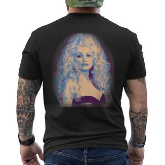 Dolly Parton Dissolvedintage T-Shirt mit Rückendruck - Seseable