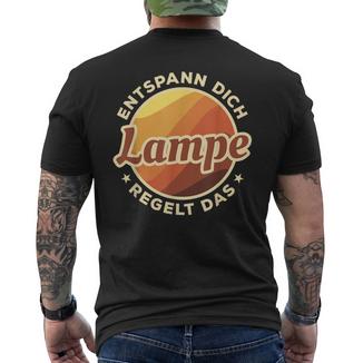 Entspann Dich Lampe Regelt Das T-Shirt mit Rückendruck - Geschenkecke