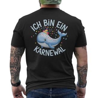 Ich Bin Ein Karnewal Carnival Costume T-Shirt mit Rückendruck - Seseable