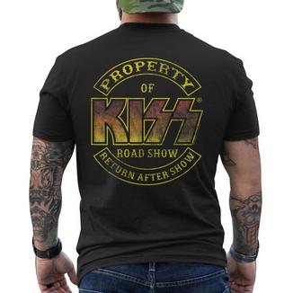Kiss Property Of Kiss T-Shirt mit Rückendruck - Seseable
