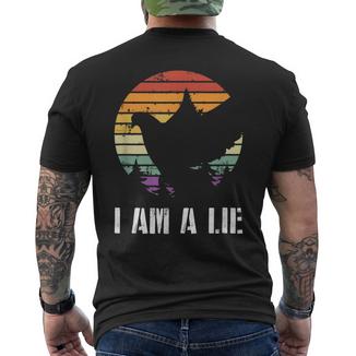 Oiseau Amusant I Am A Lie Bird Aren't Real Spies T-shirt imprimé au dos - Cadeauxyz