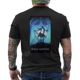 Solo Loving Anime For Japanese Cartoon Lovers S T-Shirt mit Rückendruck - Geschenkecke