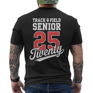 Vintage 2025 Senior 2025 Graduation 2025 Athletics S T-Shirt mit Rückendruck - Geschenkecke