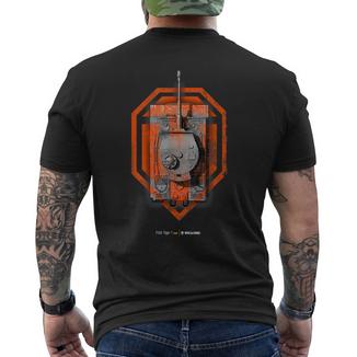 World Of Tanks Tiger I Shield T-Shirt mit Rückendruck - Seseable