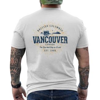 Canada Holiday Souvenirintageancouver T-Shirt mit Rückendruck - Seseable