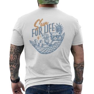 Sun For Life Summeribes Retro Chat T-shirt imprimé au dos - Cadeauxyz