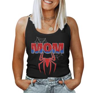 Spider Mom Family Birthday Boy Retro Mother's Day Women Tank Top - Thegiftio UK