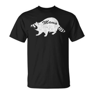 Mama Raccoon Women's T-Shirt - Mother's Day Wildlife Charm - Raccsy CA