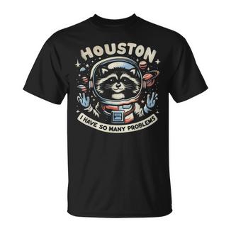 Raccoon T-Shirt - Humorous Space Theme - Unisex Tee for Animal Lovers - Raccsy CA