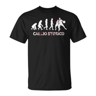Evolution Football Historique Football Fiorentino Football En Costume T-Shirt - Cadeauxyz