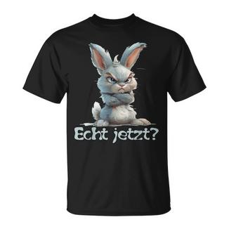Statement Rabbit I No Hare Real Now T-Shirt - Geschenkecke