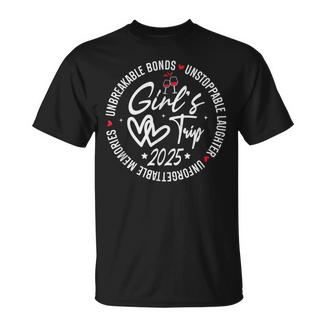 Girls Trip 2025 Woman Weekendacation Matching Besties T-Shirt - Geschenkecke