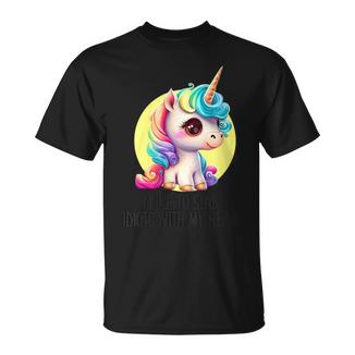 Licorne Amusante Fantastique Antisociale Et Magique T-Shirt - Cadeauxyz