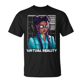 Realidadirtual Japonés Samurai Katana Chica Gamer Gaming Camiseta unisex - Regaloses